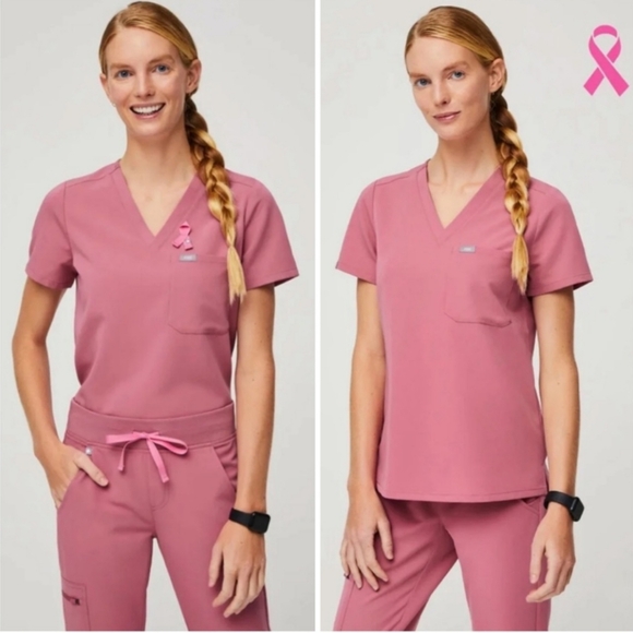 Figs Special Edition Breast Cancer Set XS - Picture 12 of 16